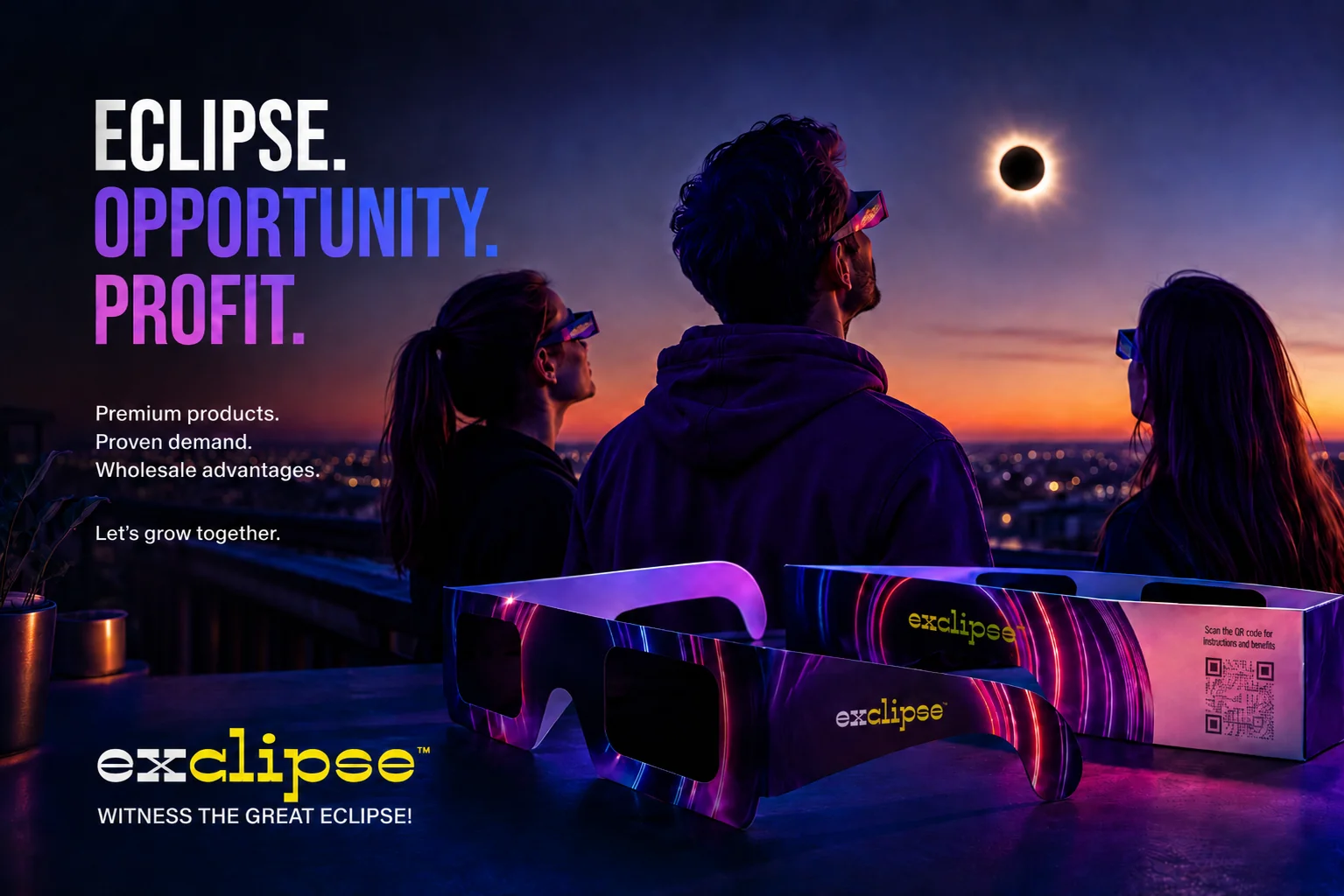 Eclipse. Opportunity. Profit. — Premium products, proven demand, wholesale advantages.