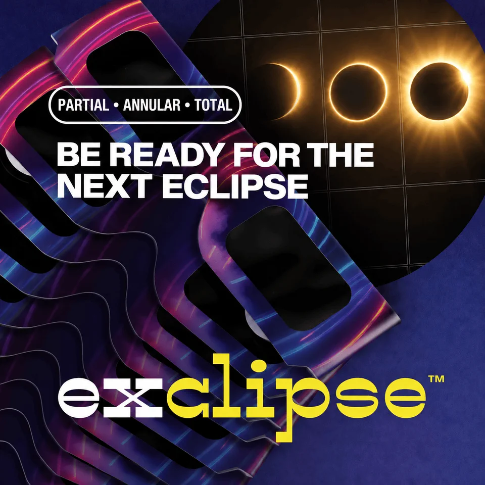 exclipse solar eclipse glasses for total, annular and partial solar eclipse viewing